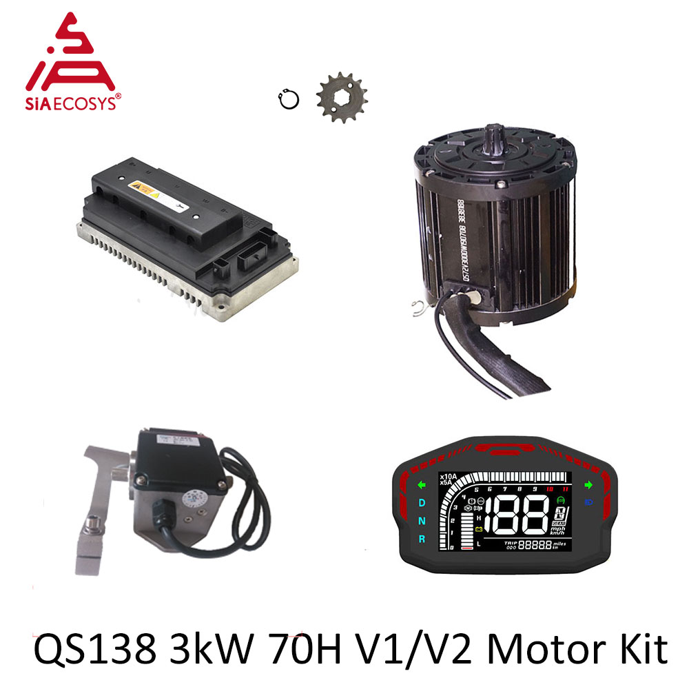Mid Drive Motor Kit 72V 3000W - QSMOTOR QS138 Kit motore di azionamento