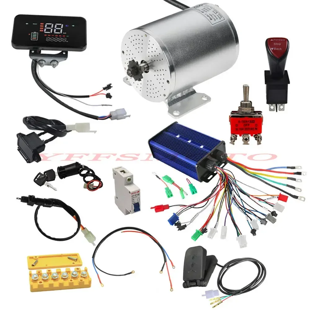 72V 5000W Electric Motorcycle - Motore brushless 72V 3000W MY1020 o