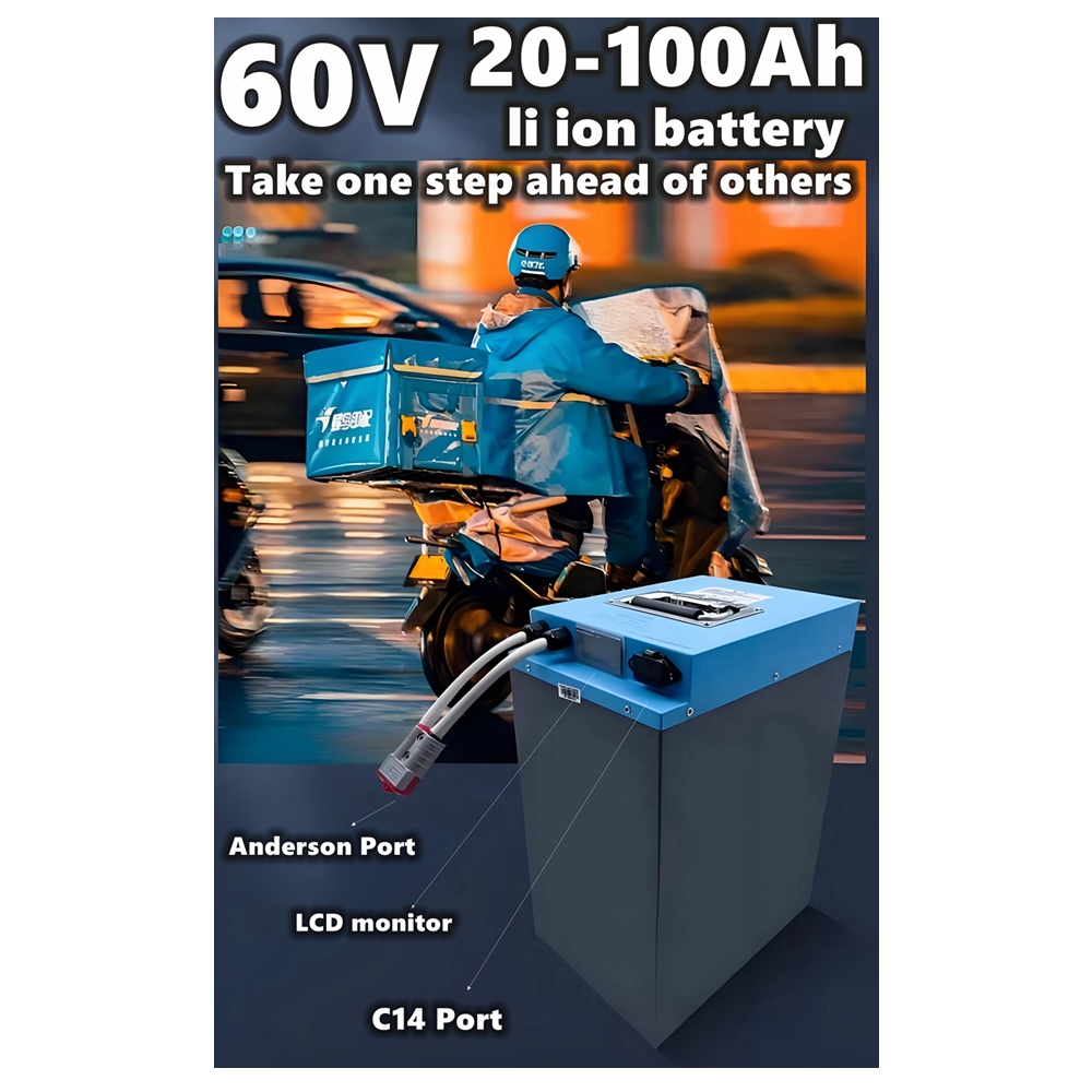 60V 30Ah Electric Scooter Battery - Batteria agli ioni di litio per
