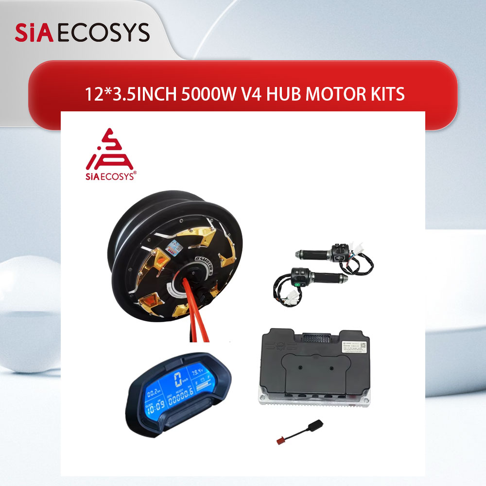 Electric Motorcycle Conversion Kit 72V - Motore QS 12*3.5 pollici 5000W V4