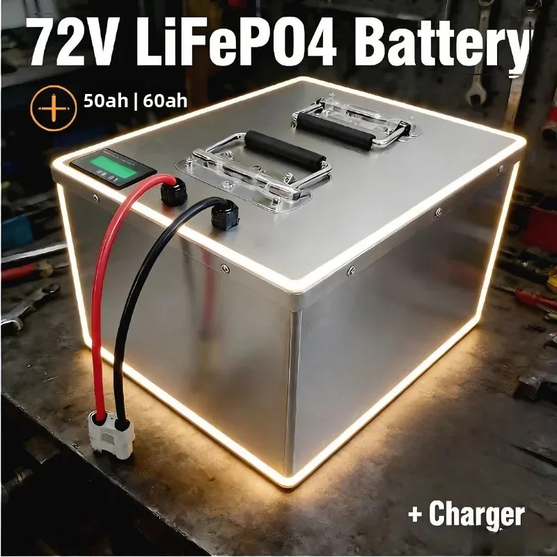 72V 60Ah Lifepo4 Battery Pack - Batteria ricaricabile al litio lifepo4 72V