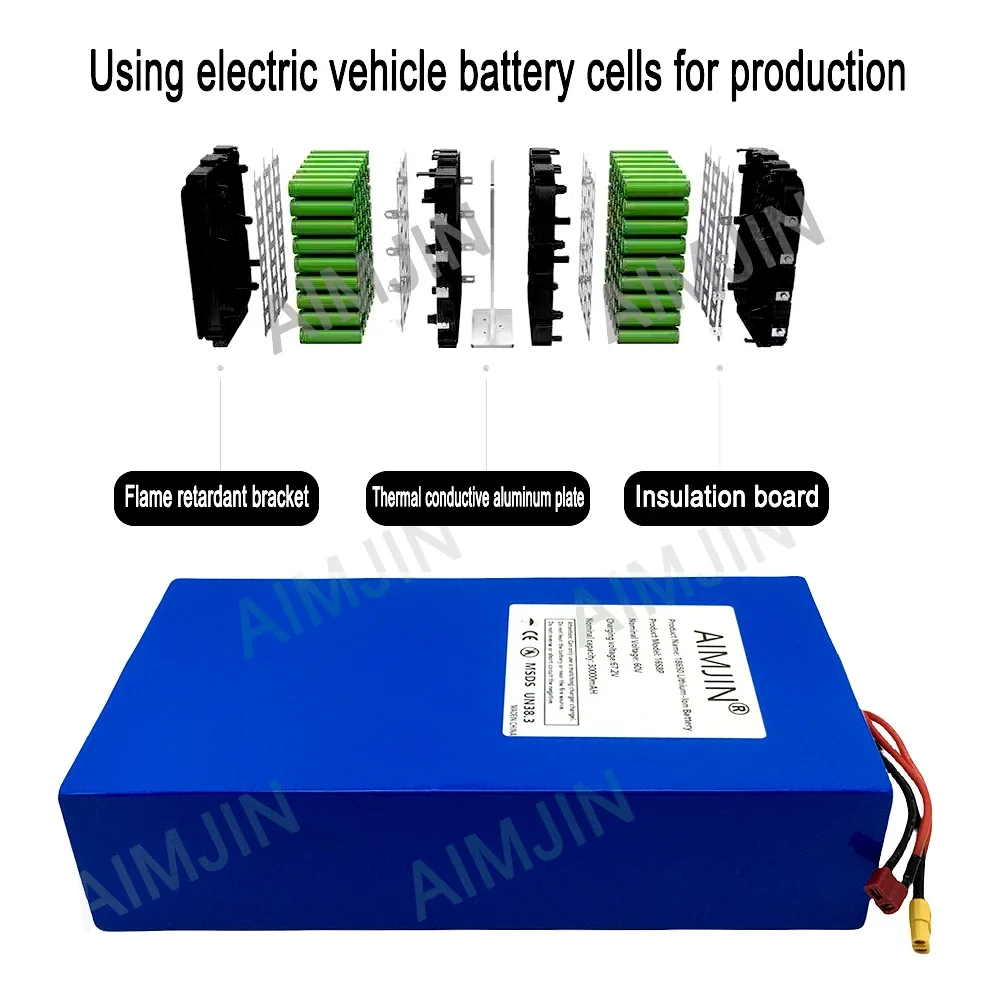 Batteria al Litio 16S8p 1000-3 - 60V 30Ah Electric Scooter Battery recensione e prezzo
