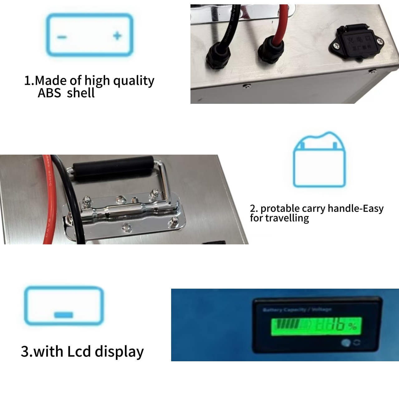 Batteria ricaricabile al litio - 72V 60Ah Lifepo4 Battery Pack recensione e prezzo