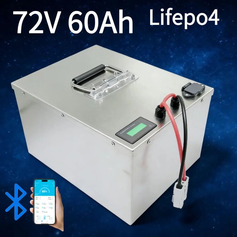 Batteria LiFePO4 72V 60Ah con  - 72V 60Ah Lifepo4 Battery Pack recensione e prezzo