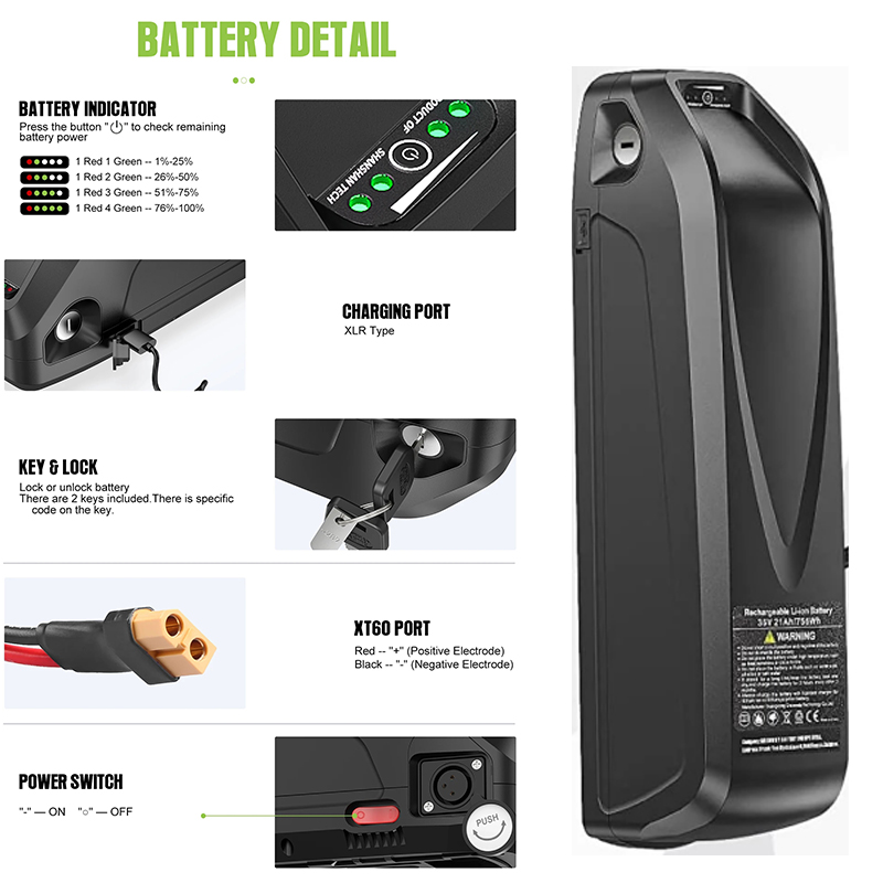 Batteria Ebike 48V 50AH 52V 36 - 60V 30Ah Electric Scooter Battery recensione e prezzo