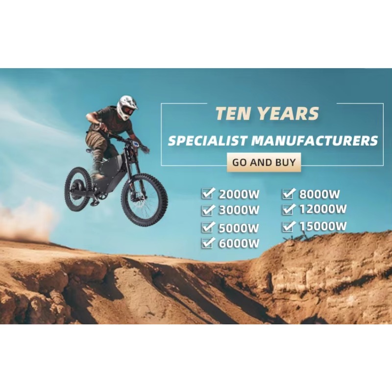 Bicicletta Elettrica Enduro ad - 72V 12000W Electric Dirt Bike recensione e prezzo