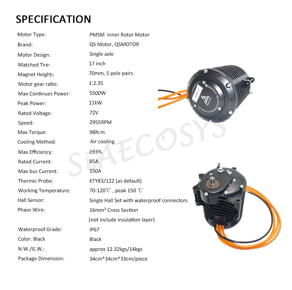 QSMOTOR 138 3000W V3 70H 5500W - Mid Drive Motor Kit 72V 3000W recensione e prezzo