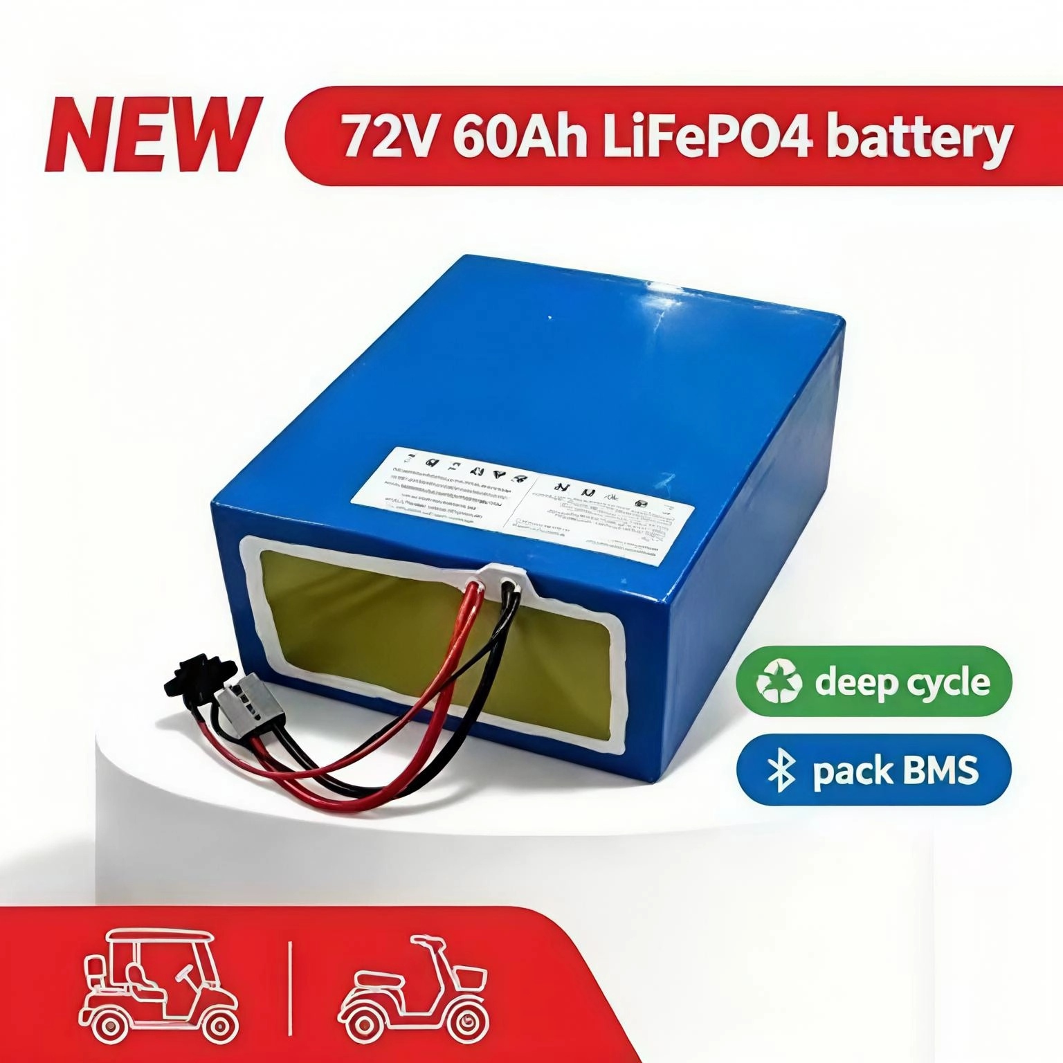 Batteria al litio 72V 60Ah lif - 72V 60Ah Lifepo4 Battery Pack recensione e prezzo